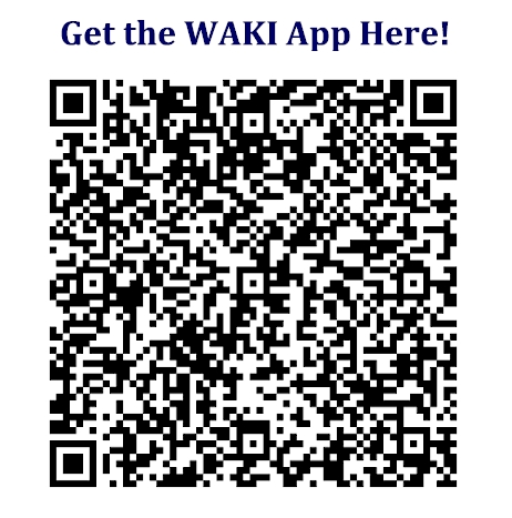 QR Code for WAKI Radio App